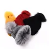 Party Hats Knitted Hat Pom Fur Ball Beanies Adt Women Winter Warm Wool Knitting Outdoor Keep Beanie Caps L6 Drop Delivery Home Garde Dhavq