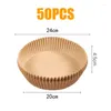 Baking Tools 30/50 Pieces Of Circular Oil Proof Disposable Paper For Air Fryer Lining Oven Tray Pad And Non Stick Pan