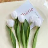 Decorative Flowers 10Pc Moisturizing Tulip Artificial Flower Real Touch Tulips Wedding Decor Bridal Bouquet Home Living Room Decoration
