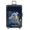 Accessories Colorful Cartoon Thicken Luggage Cover Elastic Baggage Covers Suitable 19 To 32 Inch Suitcase Case Dust Cover Travel Accessories