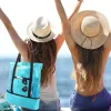 Torby ochrony ciepła piknik torba plażowa Kobiety siatka przezroczysta dublelayer Swim Scheme Wysoka pojemność Zakupy Wodoodporne torby TOTE