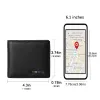 Portfele Smart Portfel Portfel Portfel GPS Bluetooth Tracker Prezent na Dzień Ojca Szczupły uchwyt na karty kredytowe Cartera Hombre Tarjeetero Portfele