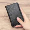 Halter Echt Leather ID -Kartenhalter Herren Frauen Premium Composite Visitenkarten Brieftasche Paket