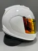 arai rx7x光沢のある白いフルフェイスヘルメットオフロードレーシングモトクロスモーターサイクルヘルメット