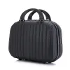 Suitcases 14 Inch Travel Hand Suitcase Women Portable Cosmetic Case High Quality Gift Box Zipper Storage Bag Small Child Student Luggage