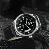 Ganador Business Automatic Watch for Men Fashion Calendar Window Black Dial Black Store de cuero casual Relojes mecánicos de marca 240407