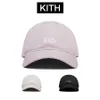 Kith Classic Bordado bordado Baseball Men Women Sun Hat Street Trend Street Simples algodão MZ27 2205172576