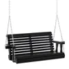 2 Seater Outdoor Patio Swing Chair-Black