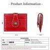 Holders Women's Card Holder RFID mini portfel oryginalny skórzany posiadacz karty kredytowej dla mężczyzn