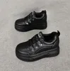 Buty zwykłe 9cm tata Chunky Sneakers Wedge Obcing Platform