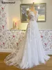 Wedding Dresses For Women 2024 Boho A-Line Sexy Wedding Gowns Lace Applique Elegant Bride Dress vestidos de novia