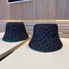 Eimer Hat Wide Bim Hats Designer Frauen Baumwolle Unisex Caps jüngere Breitkappe Salzige Sonnenschutz Caps Casquette Voller Buchstaben Atmungsaktiv Sunbonnet