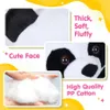 30 cm LED Panda Doll Pold Animal Glow Toys Plans Gift Light-Up Birthday pour les filles Lumineuses Lumineuses Jouet blanc noir doux 240419