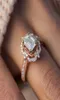 جديد Zircon Zircon Big Diamond Princess Ring خاتم الخطوبة أزياء Women039S Jewelry 2020 Rings843419