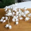 Декоративные цветы ягоды стебель белое растение на год рождественские украшения