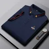 Wysokiej jakości wiosenny luksusowy włoski męski designerka koszulka polo High Street haft haft mała pszczoła odzież męska marka koszulka polo rozmiar m-4xl 001