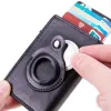 Titulares RFID Bloqueio automático Pop -up Credit Bank Card Titular Magnet Men Tag Air carteiras