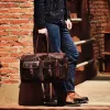 Bags Retro Extra Thick Cowhide Travel Bag Super Large Capacity Outdoor Camping Travel Bag Multifunctional Men's Luggage Bag