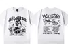 Hellstar T Shirt Designer T Shirts Gráfica TEE Ropa ropa Hipster Weled Street Graffiti Letra de letrés Impresión Vintage US Tamaño S-XL
