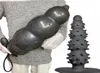Diametro del massaggiatore di giocattoli per sesso Diametro 13 cm Plug -particelle di dildo gonfiabile con 5 perle colonna in silicone incorporato colonna enorme di dilatatore del culo 8971792
