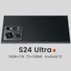 Téléphone mobile S24 Ultra avec stylo intégré, grand écran de 7,3 pouces, 4 + 128 Go Android Smartphone haut de gamme
