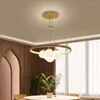 Chandeliers Modern Woodiness Glass Ball Led For Living Restaurant Room Kitchen Bedroom Pendant Lights Home Decor Light Fixture