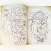 Japanse traditionele tattoo flashbook Boeddha ganesh fash hannya a4 maten schilderen van Chinese totem voor beginner 240418