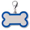 Card Zinc Alloy Dog Bone Shaped Creative Cute DIY Personalized Collars Tags Pendants Pet Dogs Cards Tag Accessories Th0174 s s