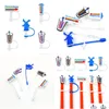 Trinken STS 10pcs/Set Dutch Bros St. Toppers ER Formen Sile Charms für Tumber wiederverwendbarer Spritzproof Staubstopfen Dekorativ 8mm Drop del oto3l