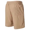 Shorts Man Summer Nuovi pantaloni della tuta con lacci a colori solidi vellutoy semplice quartiere pantaloni casual maschi