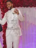 Мужские костюмы блестящие блестки с бисером шаль шалью лацка жениха свадебные смокинги 3 куски набор мужской вечеринки выпускной пиджак Terno Masculino