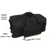 Bagage 124L Arge Capacity Militär Tactical Duffel Bag Rolling Bagage för HeavyDuty Camping vandringsbagage resor Suftväska 124L