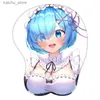 Ratones de ratón RESTA DE MUBILIDAD 3D Pad, ratón rem re RE cero Kara Hajimeru isekai seikatsu Muñeco de la muñeca Desk Musepad Mat Gamer Accesorio Y240419