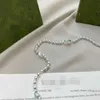 Lyxdesigner halsband klassisk nyckel hängsmycken retro snidtangenter halsband par parti semester hög kvalitet gåva bra