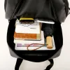 Rugzakken mannen rugzak pu lederen bagpack grote laptop rugzakken mannelijke mochilas casual schooltas voor tieners jongen bruine zwarte hoge kwaliteit