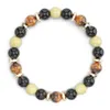 geomancy accessory Yellowcrystal Tiger Eye Feng Shui Obsidian Men's and Women's Treasure Hematite Mineral Mat Wealth Luck Bracelet