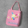 Buckets Cute Usahana Shoulder Bag Cartoon Anime Canvas Tote Bags for Women Kawaii Eco Reusable Shopping Bags Girls School Book Bag