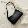 Shoulder Bags Women 2024 Design Stone Pattern Leather Ladies Vintage Totes Bag Luxury Purses And Handbags Pack