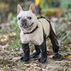 Dog Apparel Shoes Waterproof Dirtyproof Dogpaw Protectors With Suspenders Non-Slip Rain Booties For Winter Snow Outdoor