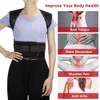 Magnet Therapy Belt Tourmaline Selfheating Back Support Waist Brace Posture Corrector Spine Shoulder Lumbar Vest Pain Relief 240415