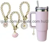 Andra dricker -bokstäver charm Tillbehör för 40oz kopp initialnamn ID Personligt handtag Tumbler Wll2204 Drop Delivery Home Garden Ki Dhwiv