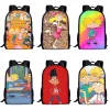 Bags Hey Arnold Kids Schoolbags Student Children Fashion Book Bag Girl Boys Boobags Back to School Large Backpake Bolsas De Escolar