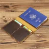 Halter Persoanlized Name Chile Passport Cover echtes Leder -Leder -Leder -Funda Porta Pasaporte Mujer Vollkorn Portapasaportes