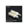 مصابيح LED E27 E14 24W SMD5730 مصباح 7W 12W 15W 18W 220V 110V أضواء الذرة BBS الثريا 36 48 56 69