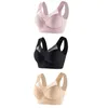 Bras 3pc Women'S Large Strapless Lace Tank Top Underwear Thin Side Fold Breast Gather Adjustable Bra