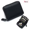 Houders Echte lederen portemonnee RFID Blokkering ID Credit Bank Handelaar Holder Men Storage Coin Portebasis Koppeling Pocket voor vrouwen Vrouw