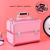 Suitcases Women's Makeup Case Luxury Travel Handbags Beauty Manicure Suitcase Cosmetic Organizer Boxes Large Capacity Embroidery Toolbox