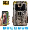 Cameras Outdoor Wifi APP Bluetooth Control Trail Camera 4K Video Live Show Wildlife Hunting Cam WIFI900PRO 30MP Night Vision Photo Traps