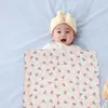 Couvertures printemps et couverture bébé reçoivent des serviettes filles gant de bain de bain de courtepointe