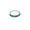 Anneaux de cluster Turquoise Band Crow